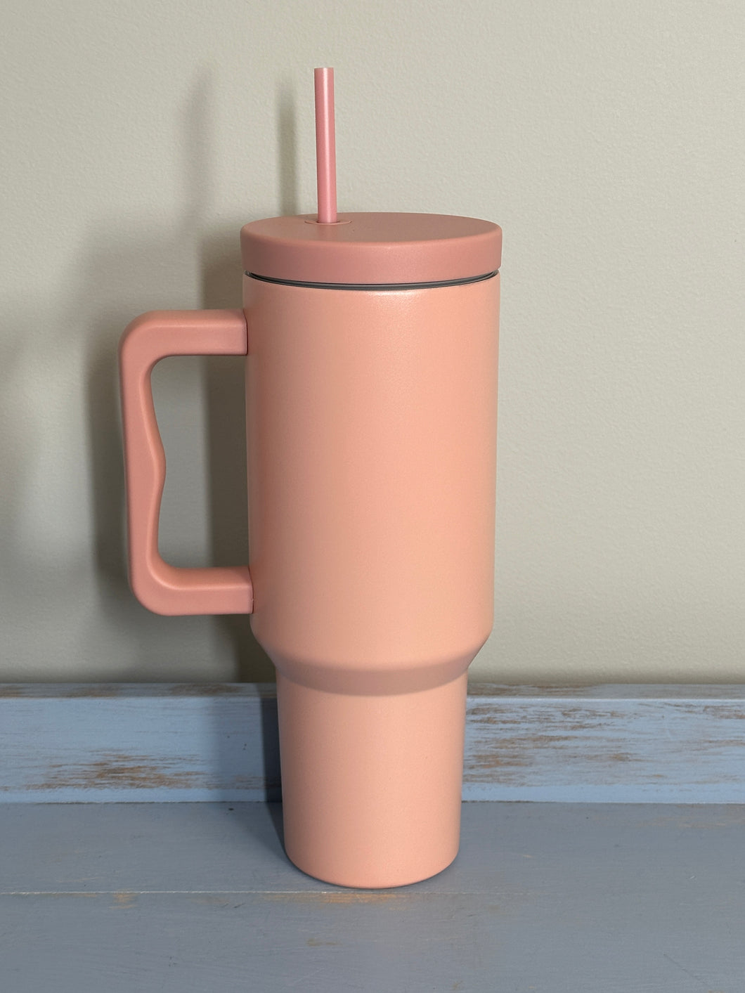 40 oz Tumbler - Peachy Tan