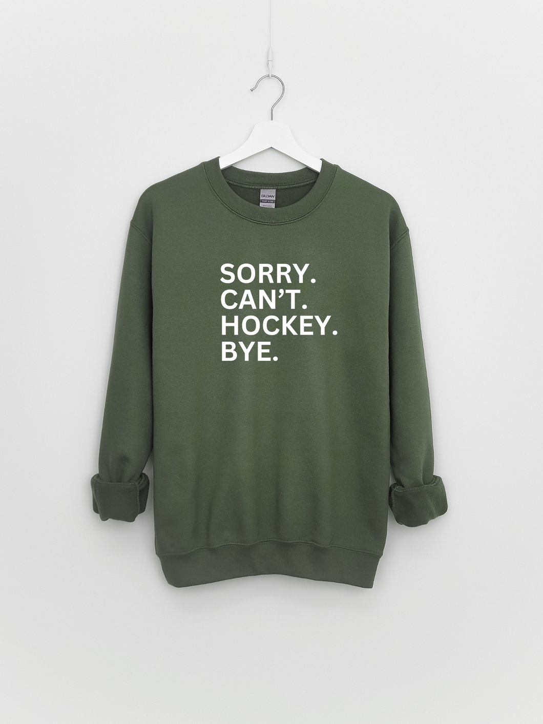 Sorry. Cant. Hockey. Bye